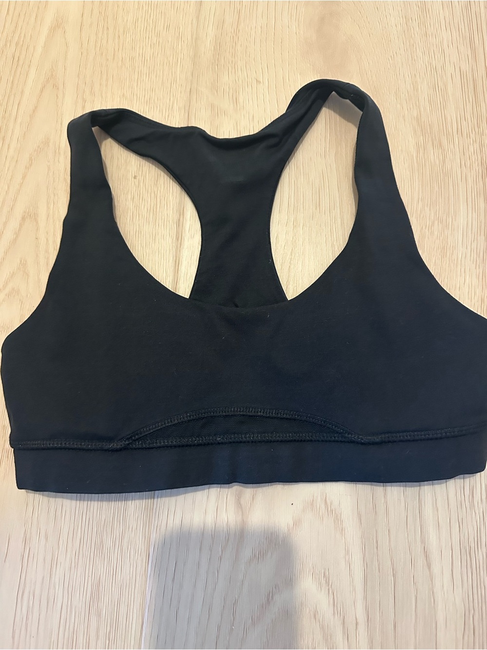Forever 21 Black Racerback Sports Bra